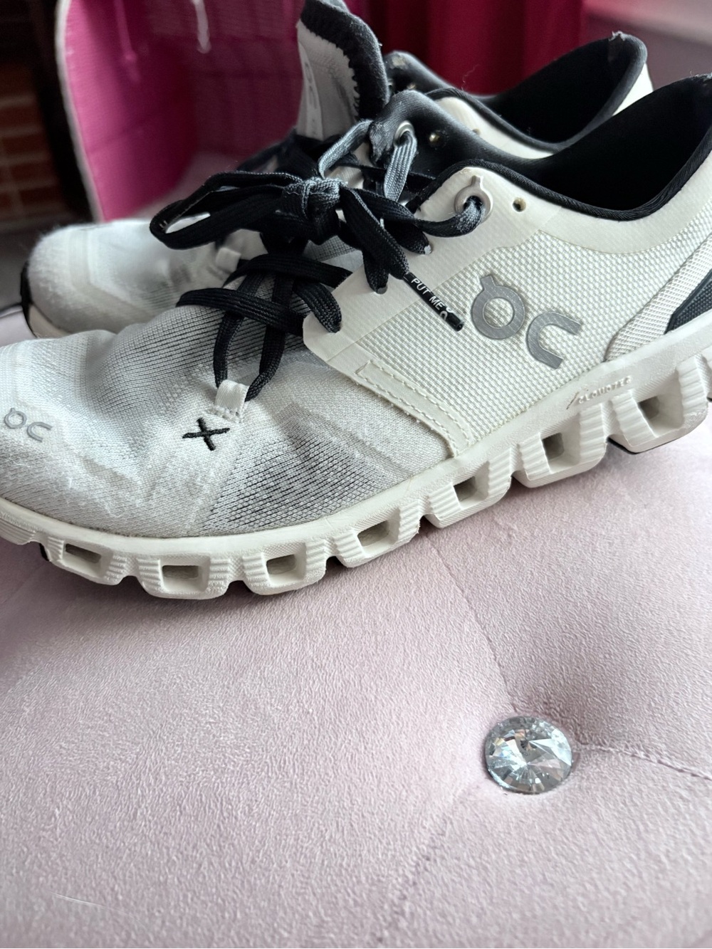 On Running Women’s Sneakers in White and Black